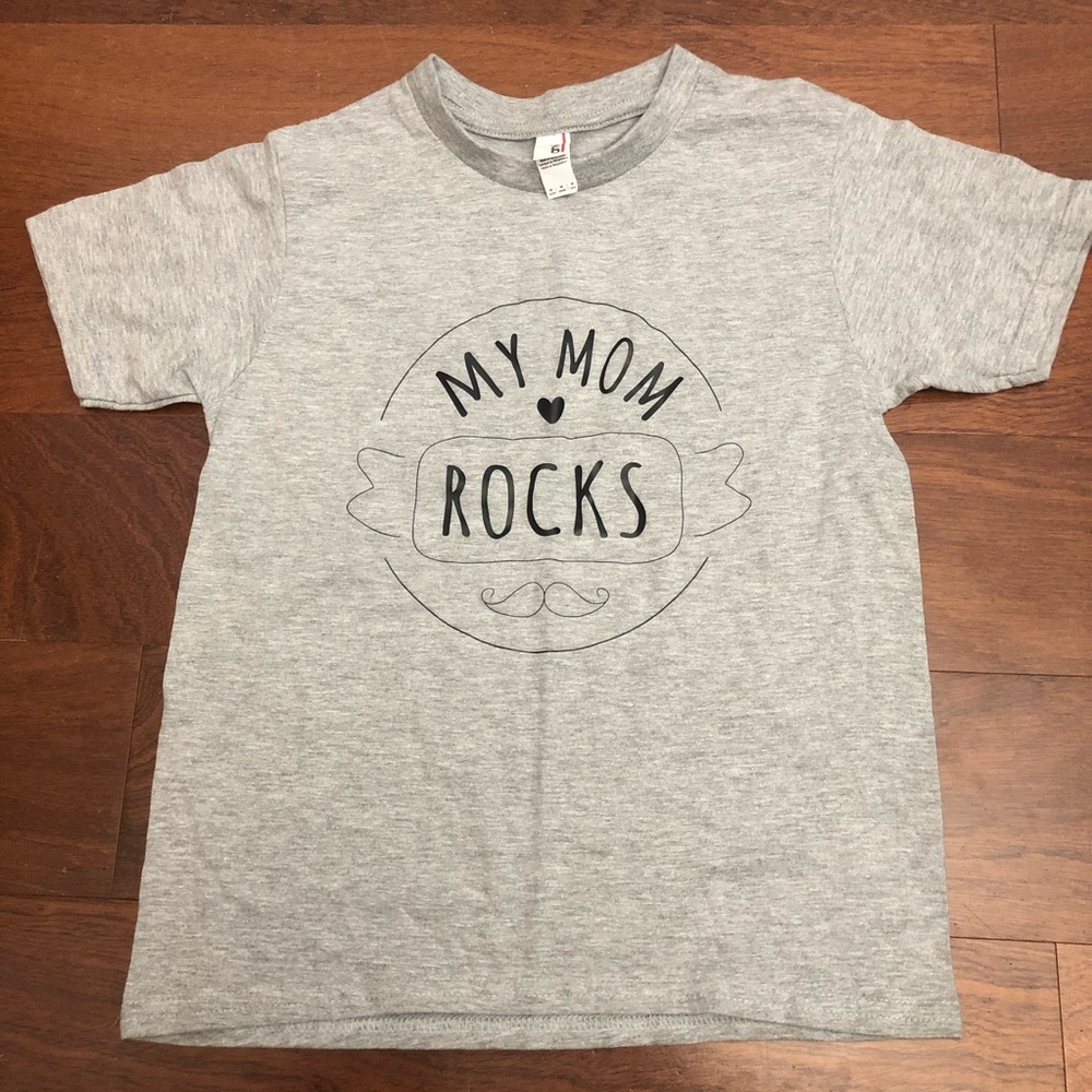 T-shirt my “my mom is rocks”for kids